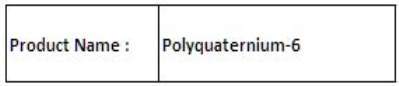 Polyquaternium-6 - White Powder, CAS 68956-36-7 | Hair Conditioning, Shine, Softness, Volume Increase