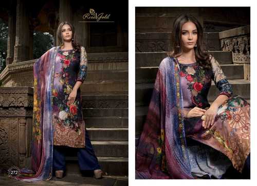 PRINTED PASHMINA WORK SUITS