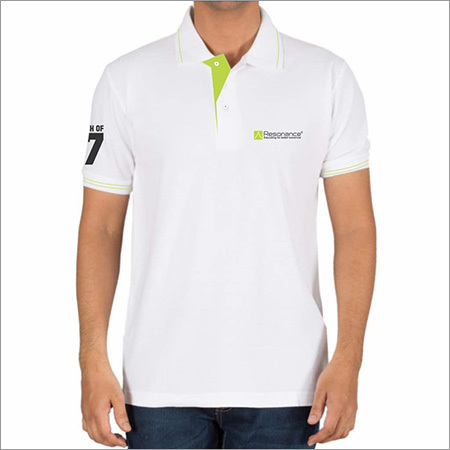 Men's White Color Plain T-Shirt