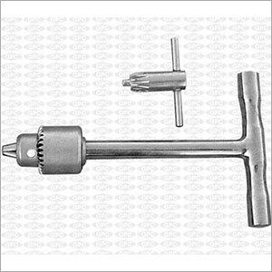 Steinmann pin introducer S.S. with S.S. Chuck & Key By vvGPC Medical Ltd.