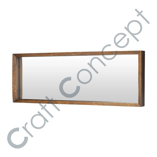 Wooden Rectangle Mirror No Assembly Required
