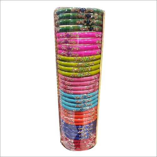 Plastic Stone Chudi - High-Quality Plastic, Lightweight Design, Bright and Charming Colors | Non-Allergic, Artistic Appeal for Celebrations and Traditional Wear
