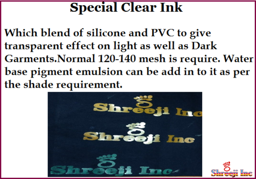 Special Clear Ink