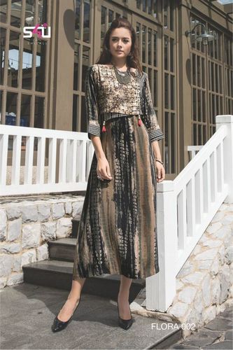 Rayon Printed Kurti