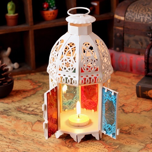 KUNGYO Small Table/Hanging Moroccan Candle Lanter By OTTO INTERNATIONAL