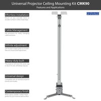 Universal Extendable Projector Ceiling Mount Kit