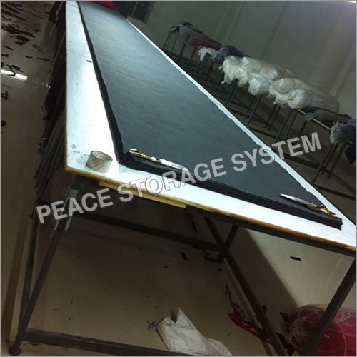 Cutting Table - Durable Black and White Work Surface | Spacious, Ergonomic Design for Precision Cutting and Measuring