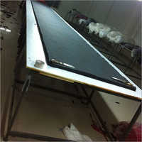 Cutting Table - Durable Black And White Work Surface | Spacious, Ergonomic Design For Precision Cutting And Measuring