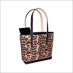 Jute Animal Print Bag