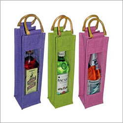 Jute Wine Bottle Bag