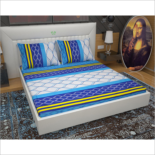 Cotton Fitted Double Bed Sheet