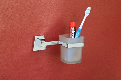 Wall Mounted Toothbrush Cup Holder