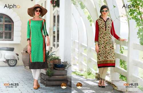 READYMADE COTTON PRINTED KURTI