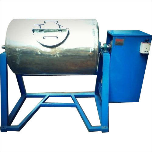 Butter Churn Machine - Mild Steel and Other Materials, Blue and Silver Color | Manual Control System, Easy To Operate for Dairy Use