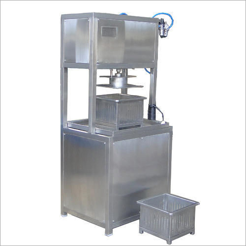 Silver Pneumatic Paneer Press Machine