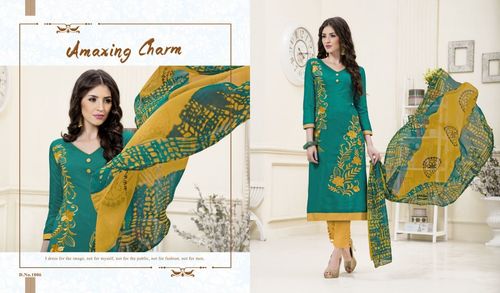 CHANDERI WORK SALWAR KAMEEZ