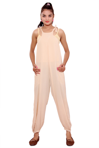 Plus Size Jumpsuits For Women Jumpsuits Online Rayon Crepe Solid Women Party Wear Brown Color Rompers