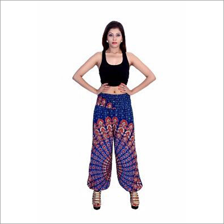 Ladies Rayon Print Pants