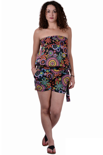 Black Cotton Formal Jumpsuits For Prom