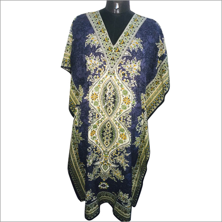 Ladies Designer Print Kaftan