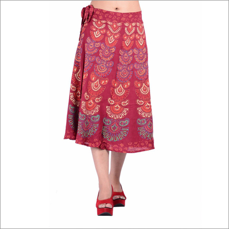 Ladies Designer Print Skirt