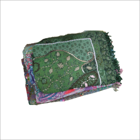 wool hand embroidery shawl