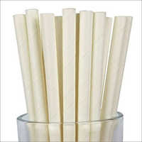 Biodegradable Paper Drinking Straws - Color: White