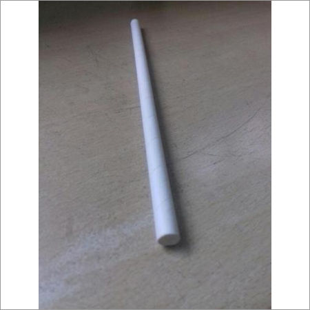 Plain White Paper Drinking Straw