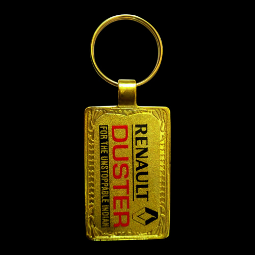 Golden Meena Key Chain ( Renault Duster )
