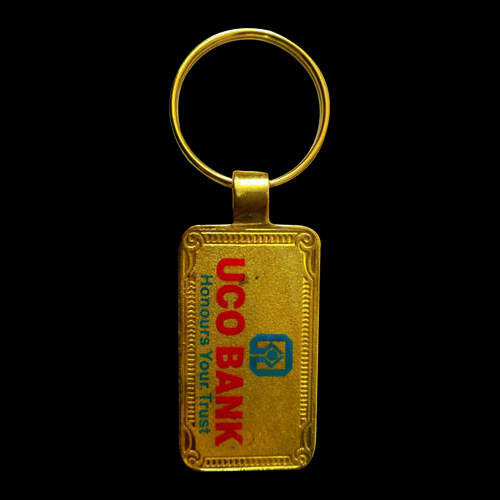 Golden Meena Key Chain ( Uco Bank )