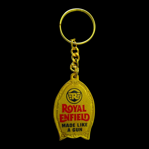 Golden Meena Key Chain ( Royal Enfield )