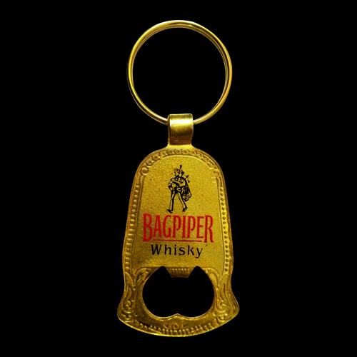 Golden Meena Bottle Opener Key Chain ( Bagpiper )