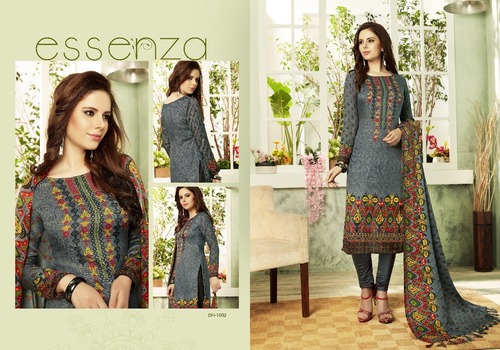Pure Pashmina Printed Suit
