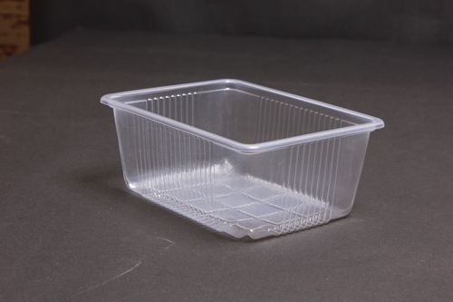 Plastic Tray - 1250 ML, Transparent Design | Durable Plastic Material, Versatile Dimensions 140x190 mm