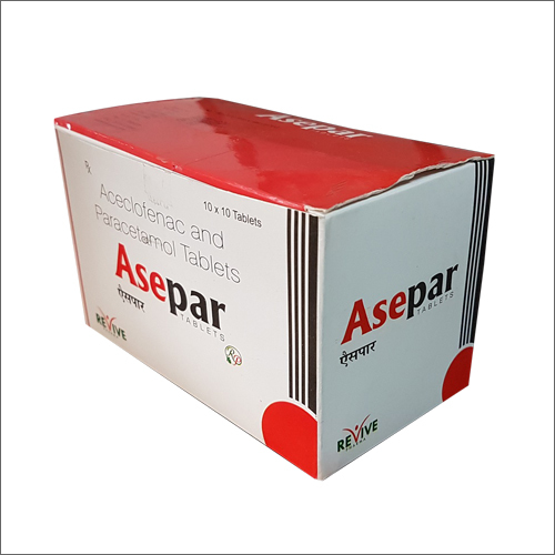 Asepar, Aceclofenac and Paracetamol Tablets