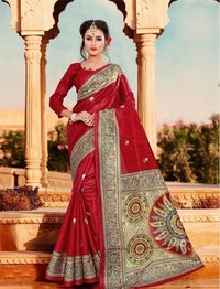 Designer Khadi Silk Saree