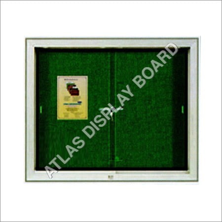 Glass Door With Locking Board