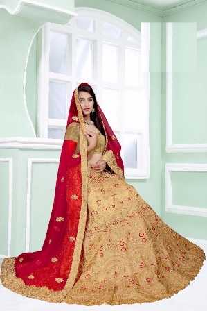 Red Bridal Wear Lehenga Choli
