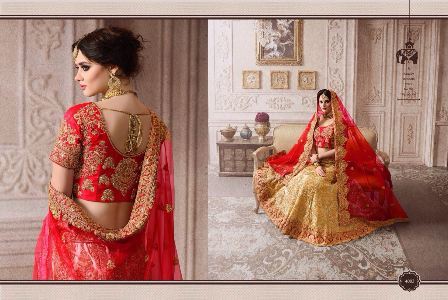 Ladies Heavy Designed Bridal Lehenga Choli Decoration Material: Beads