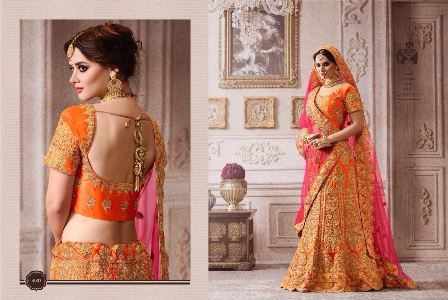 Bridal Wedding Wear Lehenga Decoration Material: Beads