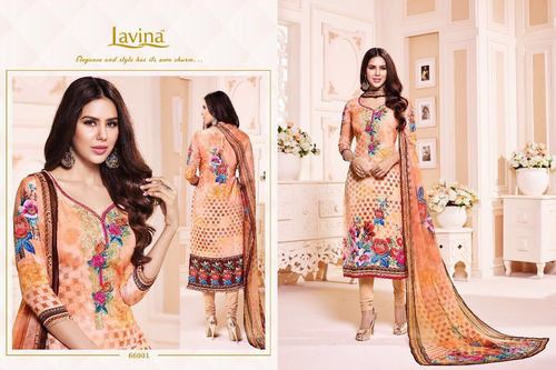 FRENCH CREP DIGITAL PRINTED SALWAR KAMEEZ