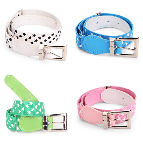 Kids Printed Cotton Belts