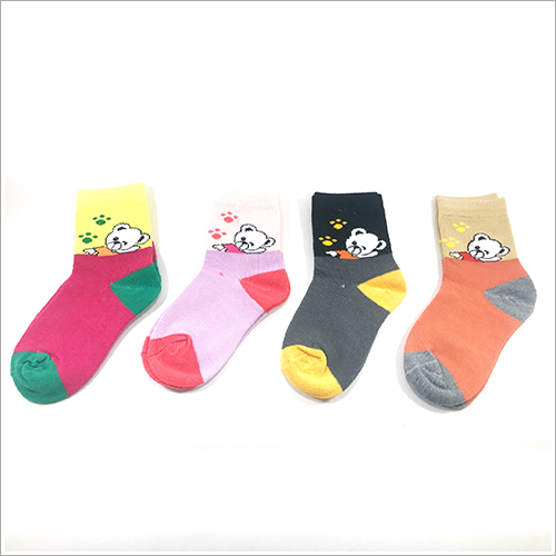 Newborn Kids Printed Socks - Cotton, Newborn, Multicolor | Soft, Comfortable, Stretchable, Warm, Durable, Cute Design, Perfect Fit