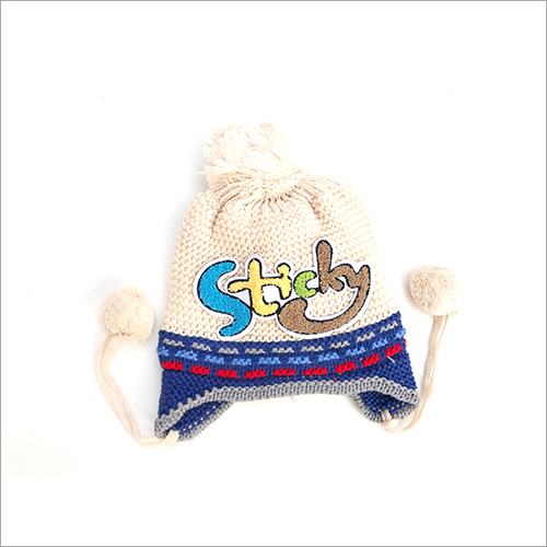 Newborn Kids Printed Cap