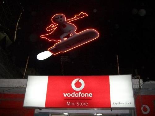 LED Cutout Hoarding