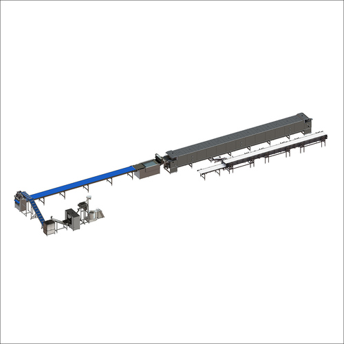 Universal line for flour snacks production