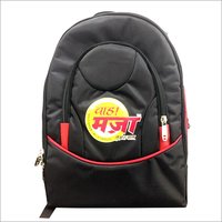 Black And Red Promotional Backpack