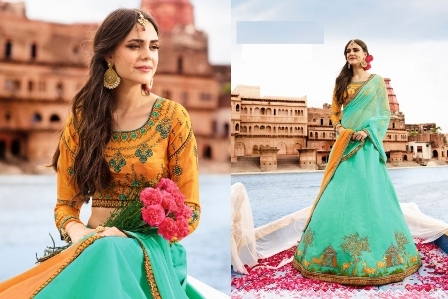 Bridal Modern Lehenga Decoration Material: Beads