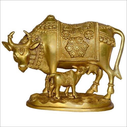 Cow Brass Statues