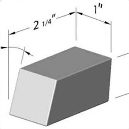Square Wedge Tungsten Bucking Bar